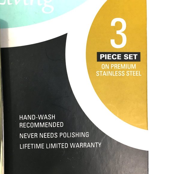 TOWLE  Gold Tone 3 Piece Flatware Place Setting Towle  NWT - Picture 6 of 7